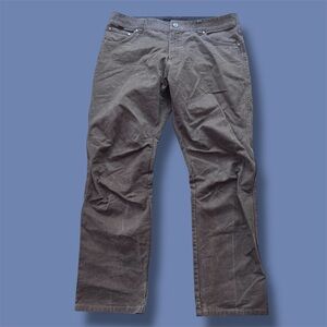 Kuhl Vintage Patina Dye Pants Rydr Workwear Cargo Pant Thick Greyish Color 38x32